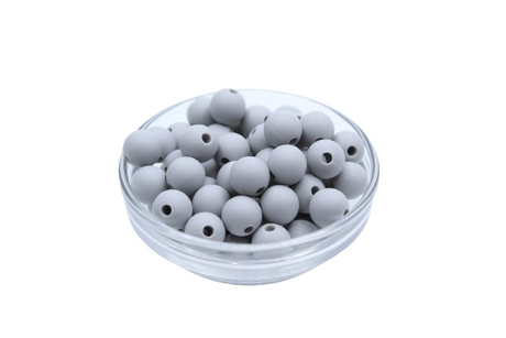 Perle ronde Ø9mm - lot de 10 - Perle en silicone