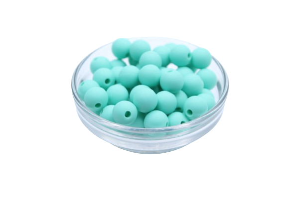 Perle ronde Ø9mm - lot de 10 - Perle en silicone