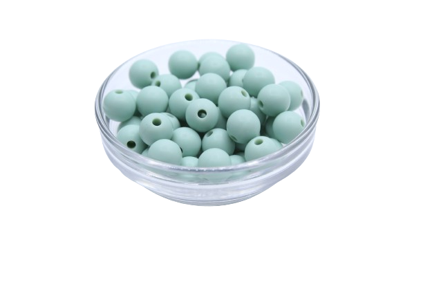 Perle ronde Ø9mm - lot de 10 - Perle en silicone