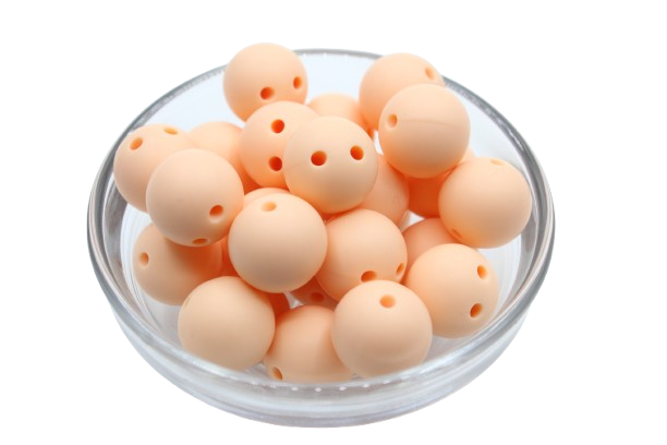 Ronde 15mm de sécurité - Perle en silicone