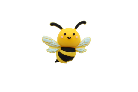 Abeille 3D - Perle en silicone