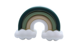 Arc en ciel avec nuage 3D - Perle en silicone
