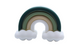 Arc en ciel avec nuage 3D - Perle en silicone