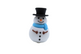 Bonhomme de naige avec chapeau 3D - Perle en silicone