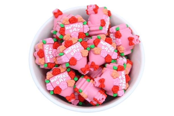 Bouquet fête des mères 3D - Perle en silicone