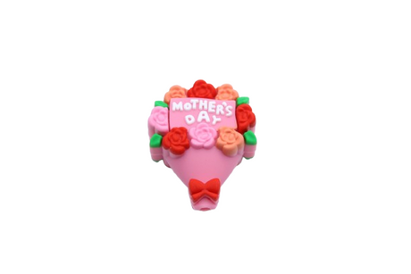 Bouquet fête des mères 3D - Perle en silicone