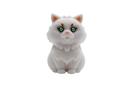 Chat 3D version 3 - Perle en silicone
