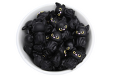 Chat noir 3D - Perle en silicone