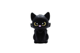 Chat noir 3D - Perle en silicone