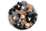 Chien 3D version 2 - Perle en silicone