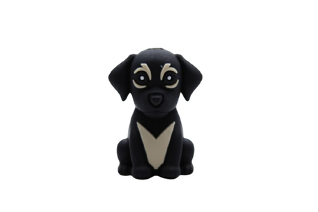 Chien 3D version 2 - Perle en silicone