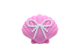 Coquillage avec noeud - Perle en silicone