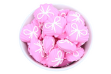 Coquillage avec noeud - Perle en silicone