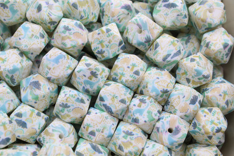 Perle imprimée animaux EXCLUSIVITÉ - Perle en silicone