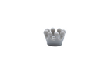Mini couronne 3D - Perle en silicone