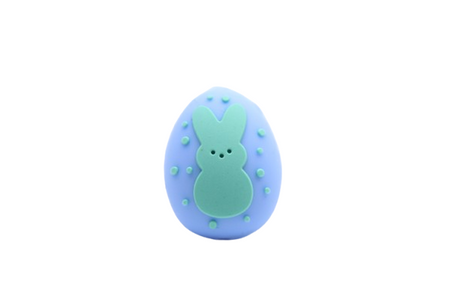 Oeuf de Pâques avec lapin 3D - Perle en silicone