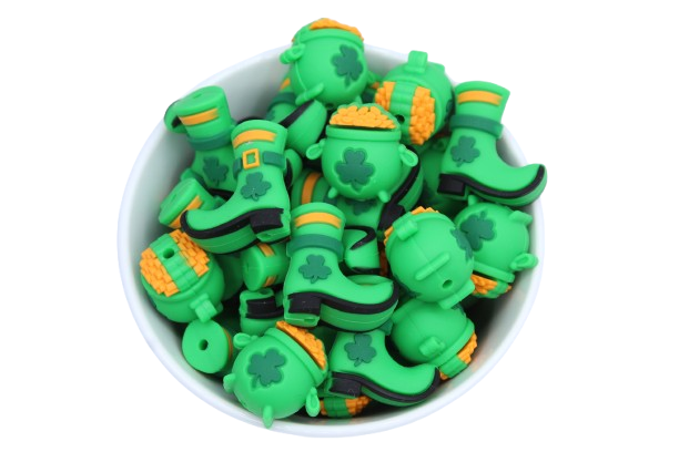 Saint - Patrick 3D - Perle en silicone