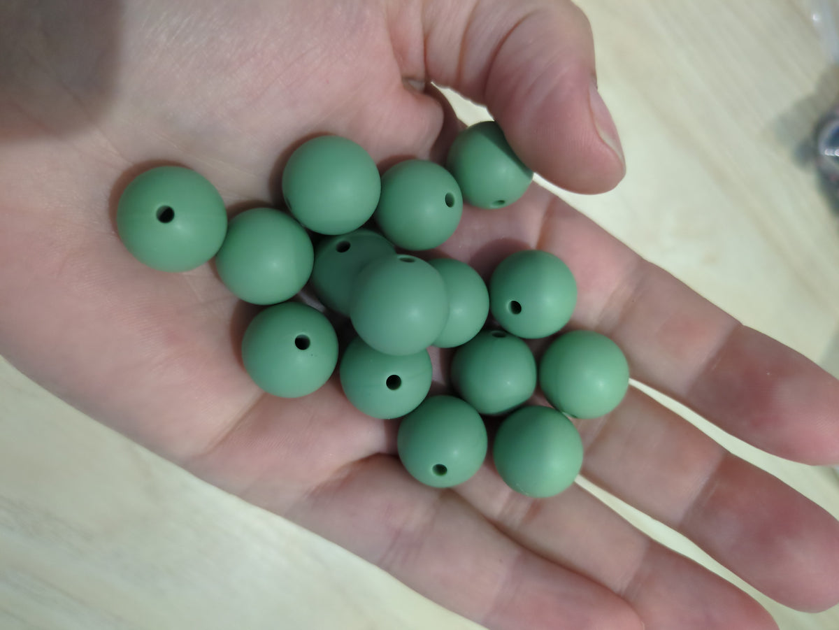Perles rondes lot de 5 pantone 16-0220 TPG PITIGAIA .2