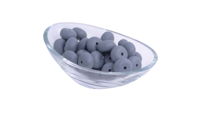 Abacus Ø14mm - Perle en silicone - lot de 5