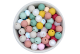 Perle ronde Ø12mm - lot de 5 - Perle en silicone