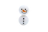 Perle imprimée Bonhomme de neige - Perle en silicone