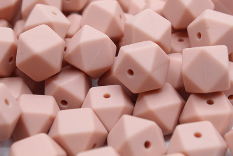 Nouvelle couleur: SABLE ROSE - Perle en silicone